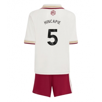 Billige Fotballdrakt Arsenal Piero Hincapie #5 Replika Tredjedraktsett Barn 2025-26 Kortermet (med bukser)